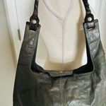 Tano Large Distressed Tote Leather Hobo Carryall Shoulder Bag Designer Italy New Green Photo 9