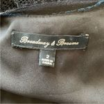 Madewell NEW Broadway & Broome Peacock Feather Black Lace Flapper Dress Photo 7