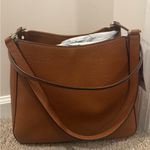 Kate Spade  Leila Triple Compartment Patchwork Suede Brown Medium Shoulder Bag Photo 4
