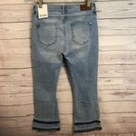ZARA NWT  Flare Distressed Cropped flare Jeans Photo 3