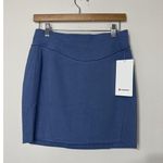 Lululemon Scuba HR Mini Skirt Oasis Blue Women’s Medium NWT Sporty Casual Photo 0