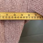 Line and Dot Revolve  Sweater Blush Pink Cozy Ribbed V-neck Photo 3