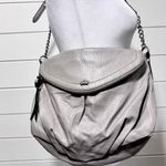 Juicy Couture  Pewter Gray Traveler Crossbody Faux Leather Adjustable Chain Strap Photo 1