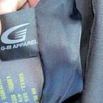 Kenneth Cole Reaction Black Button Down Trench Coat Photo 8