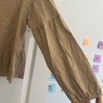 Boutique Taupe Babydoll Top Tan Size L Photo 1