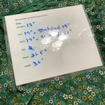 Max Studio  Women’s Sheath MIDI Dress~SMALL~3/4 Sleeve GREEN Floral Poly LINED Photo 10