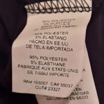 Marina Dress Women's Size 10 Black Silver Bead Studded Jersey Long Sleeve Mini Photo 5