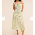 Free People NWOT FREE PEOPLE Lavender Daze Dress Size M Floral Midi Drop Waist Photo 1