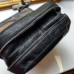 Treasure & Bond  black pebble leather crossbody bag, expandable 12 x 10 ins Photo 13