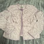 Chadwick's Chadwick’s Floral Sparkly Size 8 Womens Blazer with Shoulder Pads Suit Jacket Photo 1