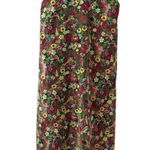 BURU Shoulder Tie Tank Maxi Dress in Green Floral Garden Pockets Size XS Photo 0