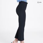 Spanx  20231R Medium Black The Perfect High Rise Cropped Flare Jeans Photo 2