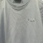 FILA  Womens Purple Midweight French Terry Crewneck Long Sleeve Sweatshirt Sz L Photo 3