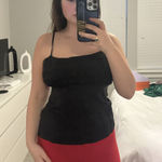 Elodie Black Dressy Tank Top Photo 0