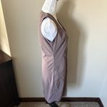 Indyeva Dress Womens Small Gray Sleeveless V Neck Stretch Pockets Travel Hiking Brown Photo 1