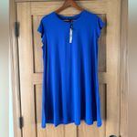 Coco + Carmen NWT  Francis Flutter Sleeve Dress - Cobalt Blue size Large/XL​​ Photo 2