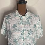 C&C California C & C California linen tropical palm beach scenery print camp shirt size M Photo 4