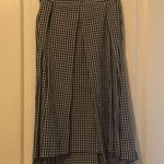 Max edition Black and white high low gingham women’s skirt Photo 0