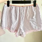 Victoria's Secret  Pink Striped Pajama Shorts, Coquette, Y2K,‎ Soft Girl, Small Photo 1