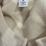 St. John Boutique Cream Textured Bomber Jacket with High Collar Photo 5