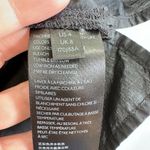 Maeve Anthropologie Black Mock Neck Ruffle Hem Poplin Cotton Blouse Size 4 Photo 4