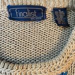 Vintage 90s Unisex Finalist Knitwear Diamond Pattern Sweater Size undefined Photo 3