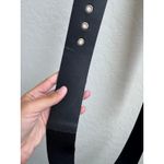 Ava & Viv  Mid Waist Belt Stretchy Wide Black Gold NWT 4X Photo 1