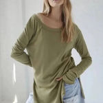 Free People We the Free Snowy Thermal top in Sunstone size XS Photo 0