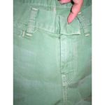 7 For All Mankind New Jeans Green Pants Womens 26 29 X 33 Tall Wide Leg Light Photo 4