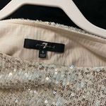 7 For All Mankind Sequin Dress in Silver Photo 4