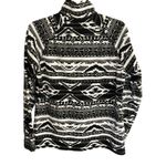 Eddie Bauer  women's M aztec print 1/4 zip fleece pullover sweater Photo 1