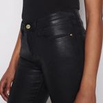 frame denim LE MID SKINNY DE JEANNE COATED - FILM NOIR MID RISE JEAN Photo 2