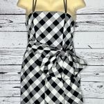 White House | Black Market  NWT Size 2 Picnic Gingham Midi Sheath Dress w/ Bow Belt Photo 1