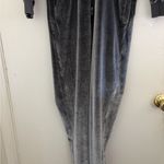Women's Gray Velour Jumpsuit Size XXS Photo 7