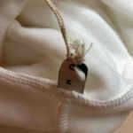 White Cropped Oversized Hoodie by Amazhiyu Size M Photo 5