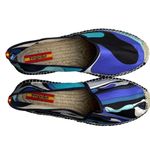 Respoke Pucci Espadrilles NATALIA Blue Classic Silk Scarf Made in Spain EU 40 Size 9.5 Photo 2