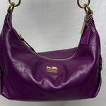 Coach  Madison Hailey Rich Purple Leather Hobo Bag #14304 Photo 0