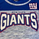 NFL Team Apparel New York Giants Tee Women's Size Large Jeweled 3/4 Sleeves Blue Photo 5