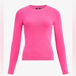 EXPRESS Silky Soft Fitted Crew Neck Sweater Berry XL NWT Photo 3