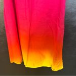 Ralph Lauren Lauren Pink And Yellow Ombre Midi Skirt Size 18W Photo 7