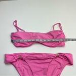 Melissa Odabash Pink‎ Two Piece Bikini Gold Accent Womens Size 8 Summer Vacation Pink Photo 5