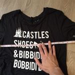 Disney NWOT Black  Princess Castle T-Shirt Top New Photo 1