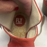 Fly London Yull Red Perforated Nubuck Peep-Toe Wedge Sandals size 40 (9-9.5) Photo 11