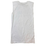 ALLSAINTS  Coni Dropout Shirt Dress Sleeveless Shoulder Pads Cotton Small White Photo 4