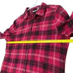Woolrich  The Pemberton Flannel Long Sleeve Button Down Shirt‎ Black Red Size M Photo 1