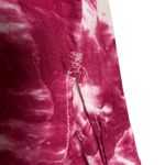 S/W/F Magenta Tie Dye Print Plunge V Photo 9