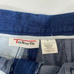 Talbots Vintage women's dark wash blue denim pleated ankle skirt cottagecore 8 Photo 4