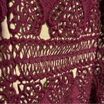 Lulus Lulu’s Adara Burgundy Crochet Lace Mini Dress Size Small Photo 4