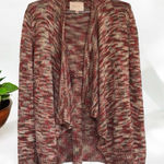 Skies Are Blue Anthropologie‎  mauve pink Open Front cardigan sweater Women’s S Photo 0