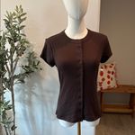 Reformation Raelynn Stretch Organic Cotton Rib Top New! Photo 7